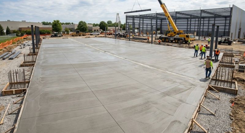 Commercial Slab Construction in Braselton, GA