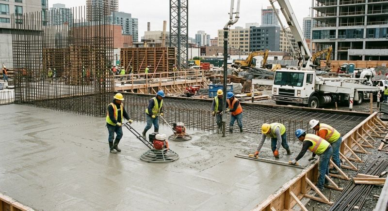 Commercial Slab Construction in Dekalb County, GA