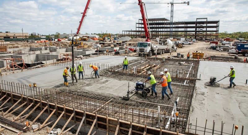 Commercial Slab Construction in Snellville, GA