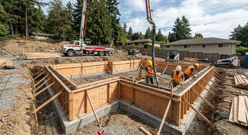 Concrete Foundation Installation in Buford, GA