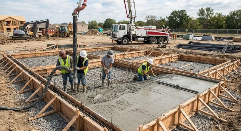 Foundation Pouring in Snellville, GA