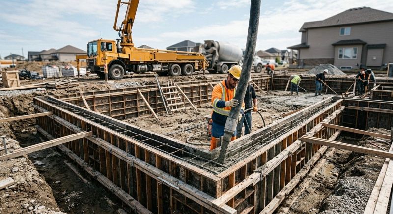 Foundation Wall Pouring in Auburn, GA