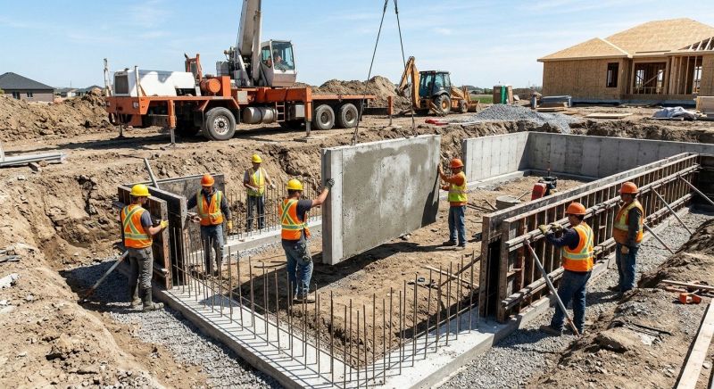 Foundation Wall Pouring in Barrow County, GA