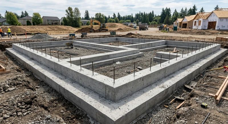 House Footing Construction in Snellville, GA