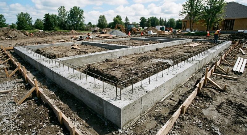 House Footing Construction in Snellville, GA